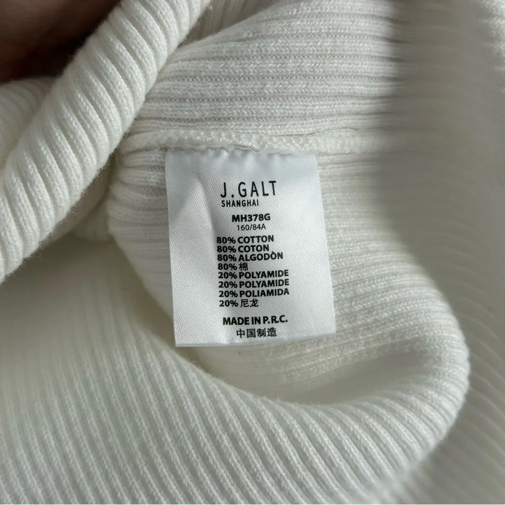 John Galt/Brandy Melville White Shannon Cardigan - Picture 7 of 7